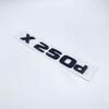 3D Glossy Black Letters X250d X350d 4Matic Etition 1 Emblem for Mercedes Benz X Car Fender Badge Trunk Nameplate Logo Sticker