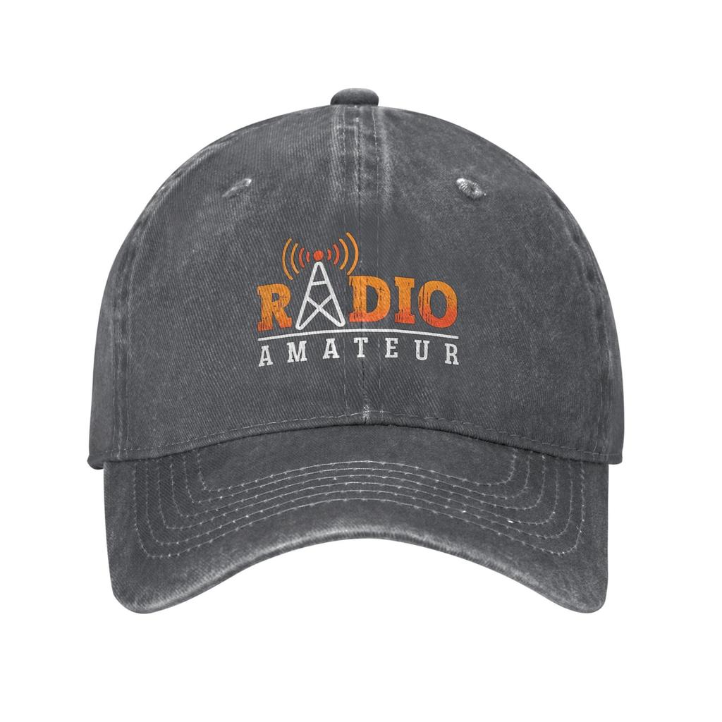 Ham Radio Amateur Loves Washed Baseball Cap Antenna Ham Radio Operator Streetwear Sun Hip Hop Hats Summer Women Men Outdoor