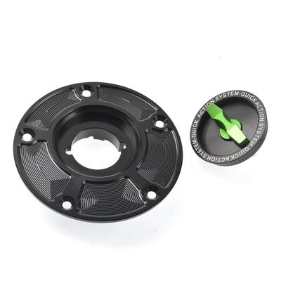 Für Kawasaki Z800 Z650 Z750/R Z1000/SX EN-6N ZX-6R ZX-10R ER-6R NINJA H2/R Keyless Schnellverschluss Tankdeckel Benzinabdeckung Hülle