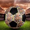 1pc One Piece Football Soccer Ball Size 5 Indoor Soccer Ball Fashion Colorful  Backyard Game -Great For Sports Fans Gift HE72