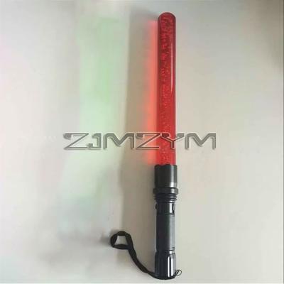 40cm Rechargeable Traffic Safety Flashing LED Light Stick Road Traffic Signal Warning Wand Explosion-proof Command Stick