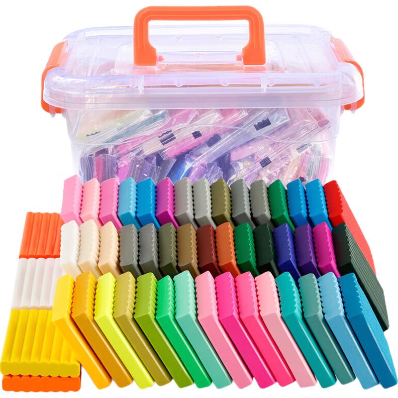 Kids 24-Color No-Bake Soft Clay DIY Kit