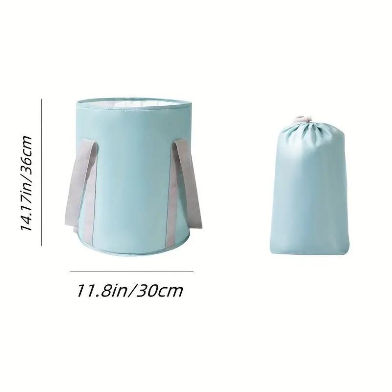 Foldable Foot Tub Portable Bath Bag Wash Basin Water Bucket Large Capacity Bath Feet Spa Massage Washing Tub For Outdoor Travel
