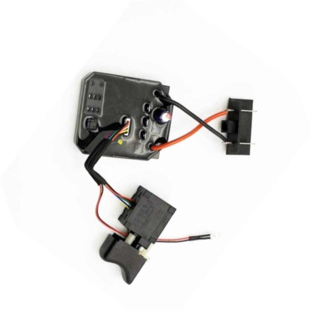 Control Board With Switch Pins For Dayi 2106 Brushless Electric Wrench 8-Wire Plastic Switch Motherboard Power Tools Parts