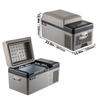 Compressor Refrigerator Box - 20 Liters - Small Refrigerator - Bicycle/Car Camping - APP - 12V/230V