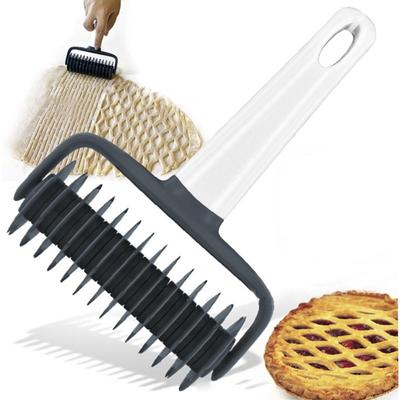 Pizza Roller Cutter Bakverktyg Paj Cookie Cutter Bakverk Pizza Cutter Tårthäll Fondant Form Rullkniv Bakverk Bakverktyg