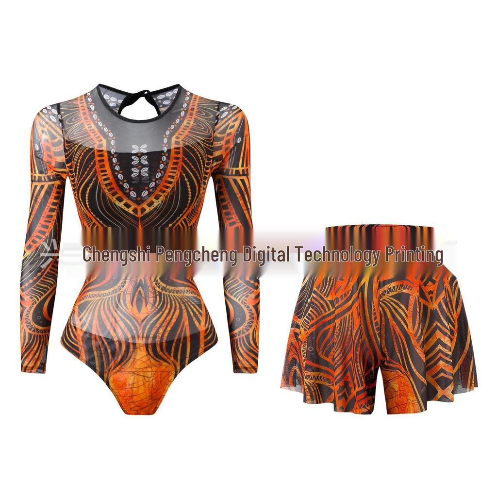 2025 Long Sleeve Russian Bikini Swimsuit with Shorts Set