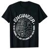 Asian Size Men’s Clothing, Street-garment Engineering Print Cotton T-shirt, Summer Street Cloth
