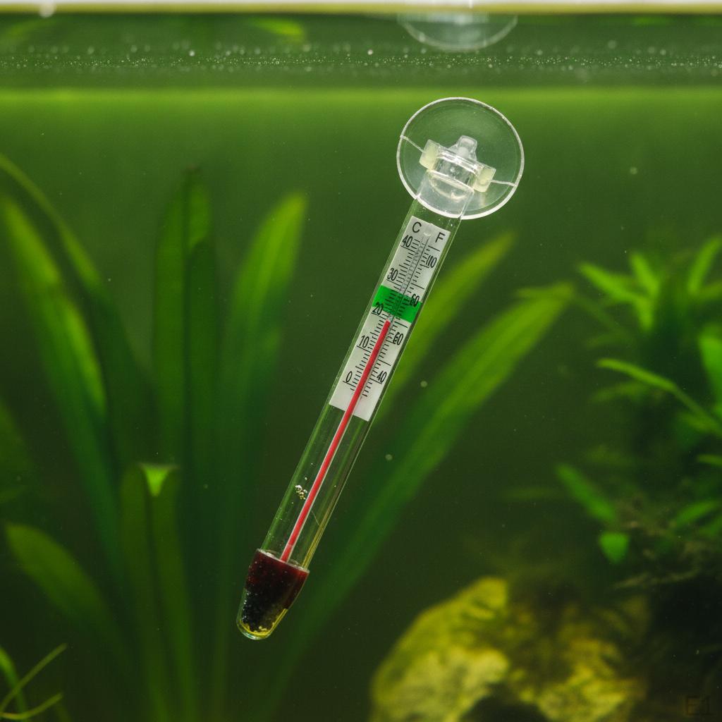 Aquarium Thermometer HighPrecision Water Temperature Gauge for Fish Turtle Tanks