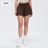 Summer quick-drying high-waisted sports shorts for women with inner lining, anti-light, light and breathable yoga fitness shorts