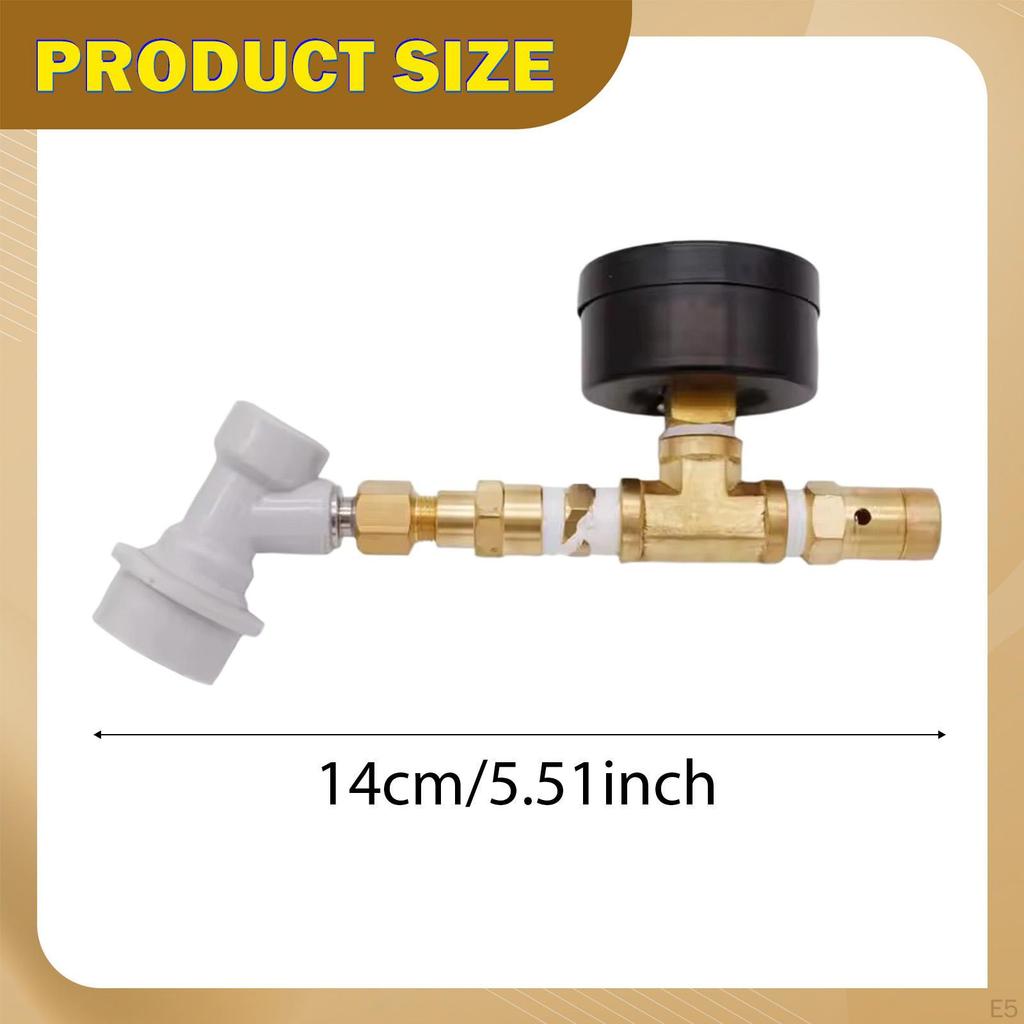 Adjustable Pressure Relief Valve for Beer with Ball Fitting, Ideal [unclear - Possibly "the