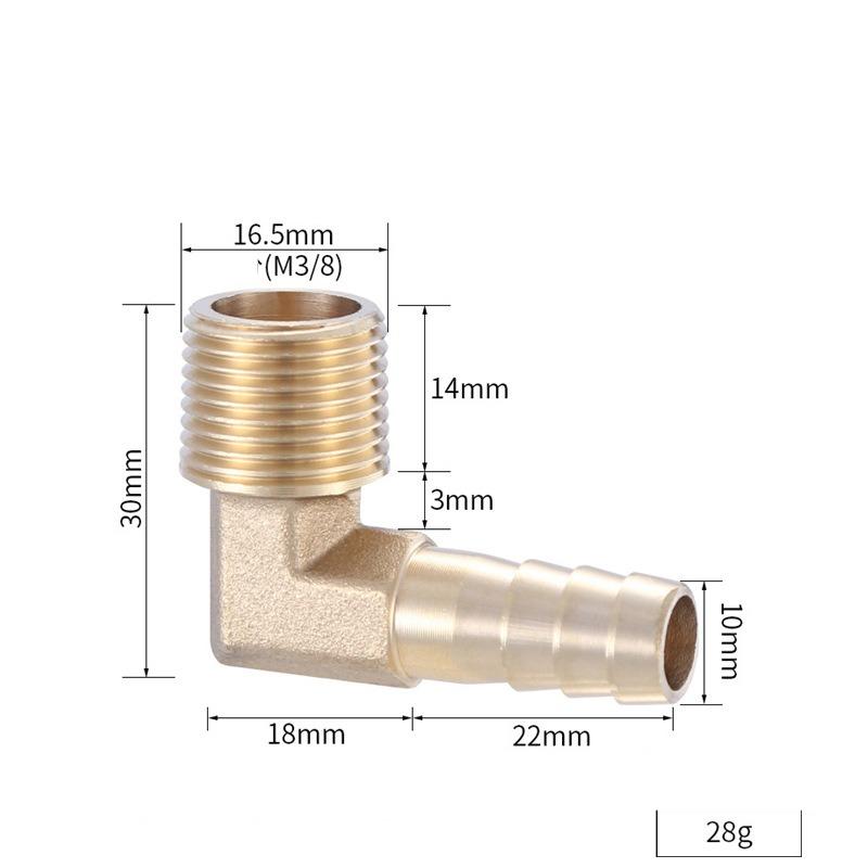 Messing Schlauchanschluss 4mm-19mm Tülle 1/8" 1/4" 1/2" 3/8" BSP Innengewinde Kupferverbinder Gelenk Kupplung Adapter