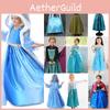 Elsa Kids Girls Fancy Dress Costume Princess Anna Party Dresses Outfits Cosplay