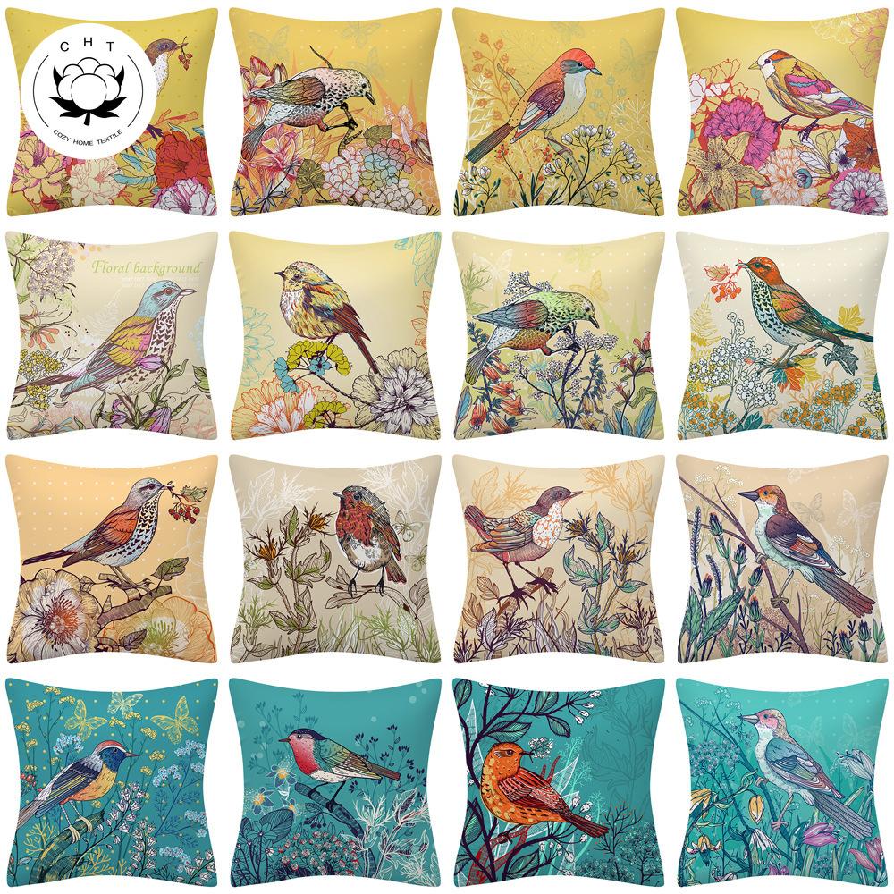 

45*45 см наволочка с принтом для дома, гостиной, дивана, спальни, украшение, наволочка, автомобильный комплект, наволочка