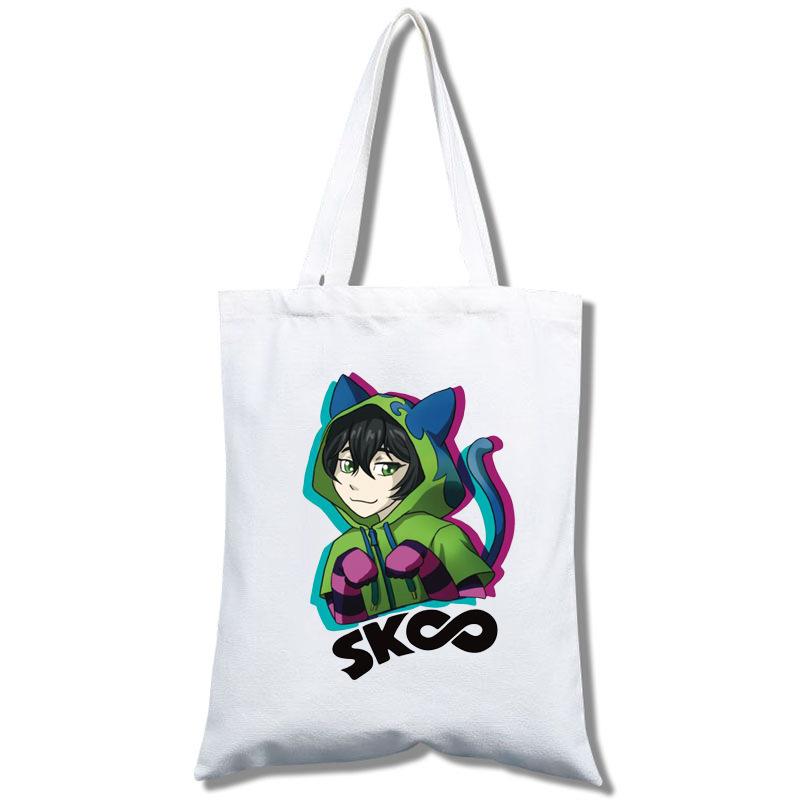 

Infinity Skateboard Sk8 The Infinity Canvas Bag Tote Bag Peripherals Canvas Bag Non-zipper style 7