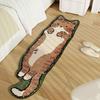 Cat Tufted Rug, Cute Cartoon Cat Shaped Rug, Irregular Shaped, Non-Slip Washable