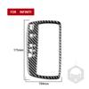 Real Carbon Fiber Car Accessories Gear Shift Panel Decorative Trim Cover Soft Sticker For Infiniti JX 2013 QX60 2014 2015 2016