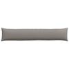 Sofa Cushions 2 pcs Taupe 200 x 40 cm Fabric