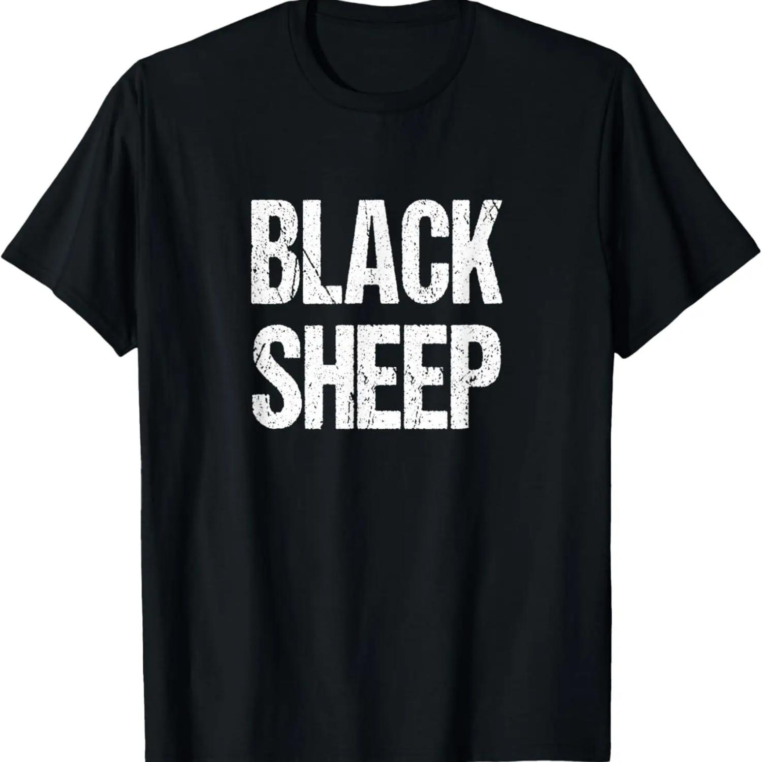 Trendy Black Sheep Outcast T-Shirt T-Shirt S чёрный