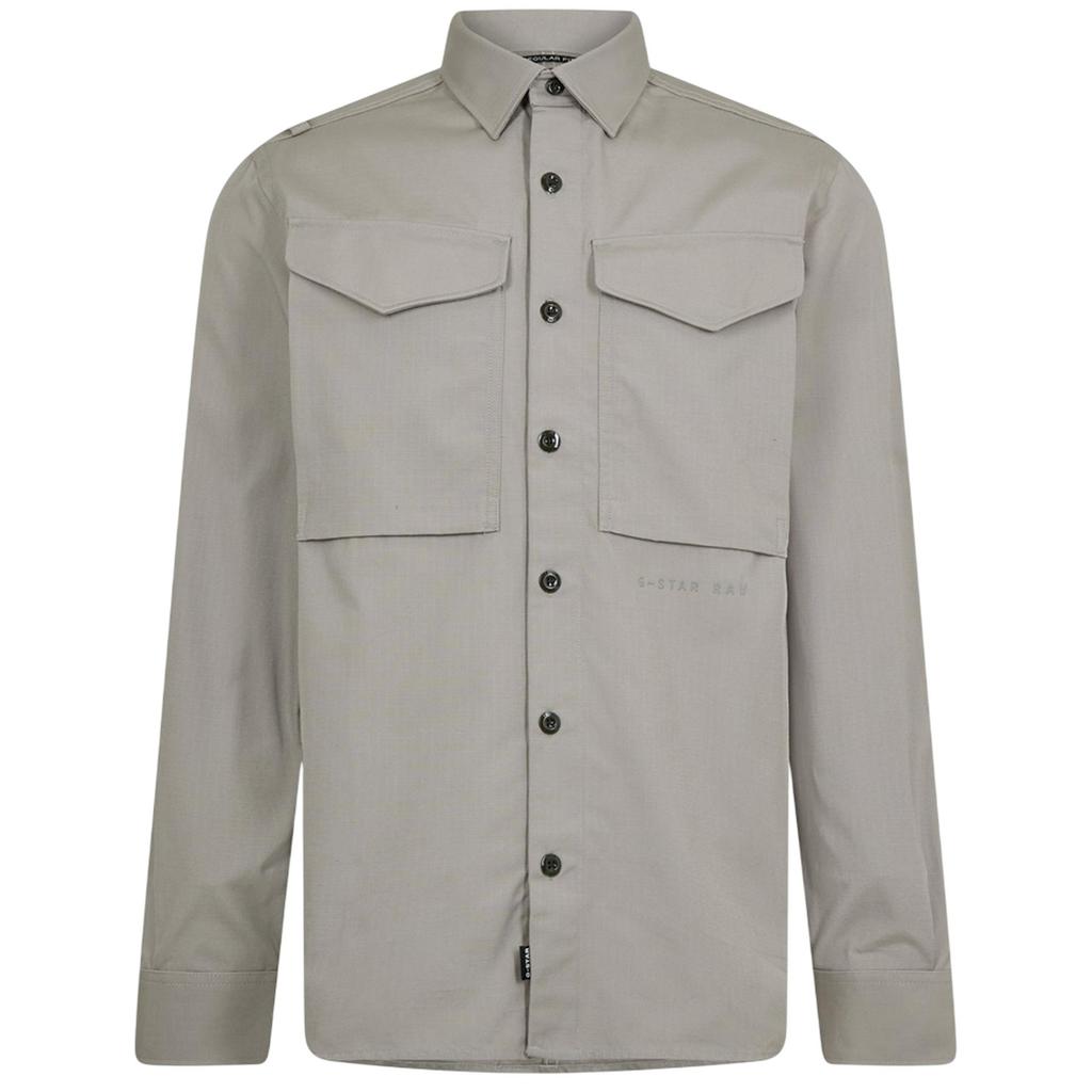 G-Star Mens Cargo Logo Long-Sleeved Shirt
