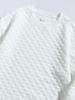 Autumn Winter Slim Round Collar Long Sleeve Square Checker Personality Wind Casual Bottom Shirt Men's Comfortable Fit Skin-friendly Breathable Tops