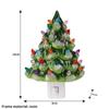 Colorful Bedside Lamp with ON/Off Switch Festival Lamp Fahion Christmas Tree Night Light