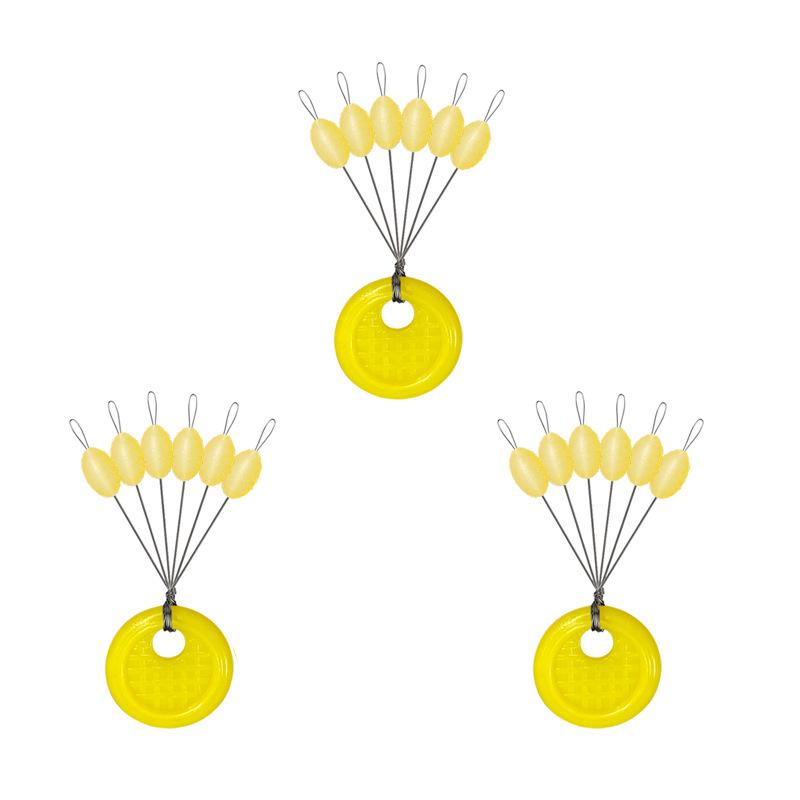 Luminous Silicone Space Beans: Large Olive Fishing Stoppers for Sea Fishing and Long Cast Anchors.