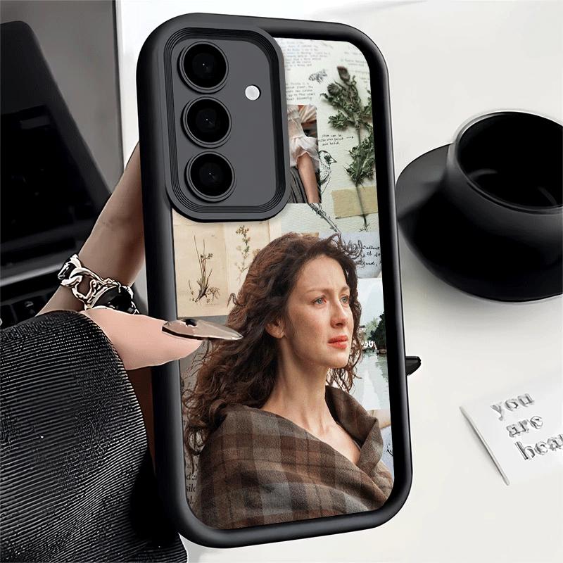 

Phone Case for Samsung Galaxy S26 S25 Ultra S24 FE Outlander TV Claire Shell S23 Plus S22 + S21 S20 5G Soft Silicone Funda Samsung S26 Plus
