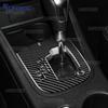 Real Soft Carbon Fiber For Renault Fluence 2009 2010 2011 2012 2013 2014 LHD Automatic Car Gear Shift Panel Trim Panel Sticker