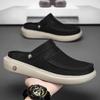 Shoes Handmade mesh breathable shoes Half-drag office bag head Lazy one pedal Heel-free sandals