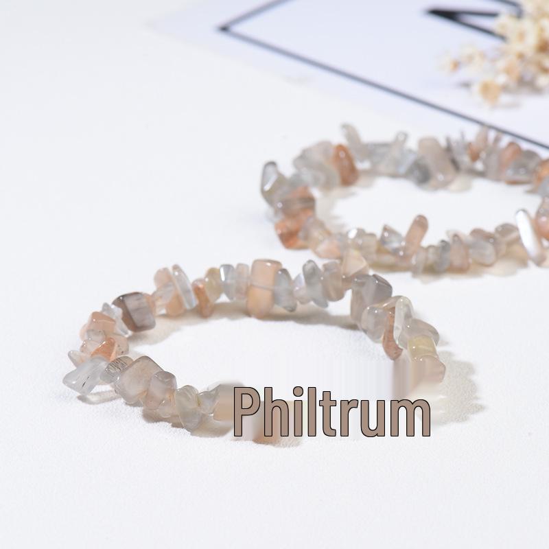 Yellow Crystal & White Pine Tiger Eye Chain Bracelet - Trendy Unisex Retro Style, Personalized Matching Options Available.