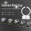 Eyelash Glue and Tattoo Ink Ring Cups - 100 High-Quality Disposable Tools