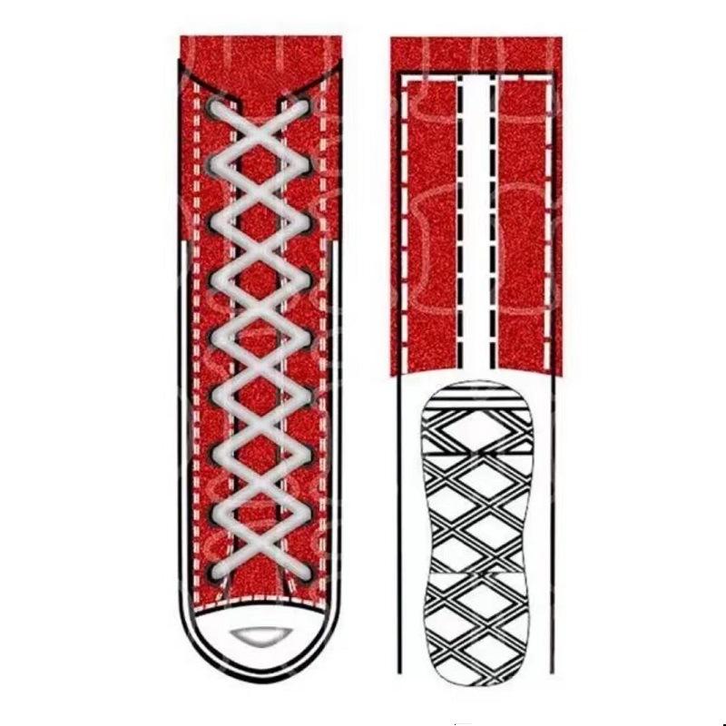 

Трендові 3D-друковані шкарпетки в Instagram Смішне та оригінальне Взуття з полотна Цукеркові кольори Цифровий друк Короткі шкарпетки 1 pair червоний