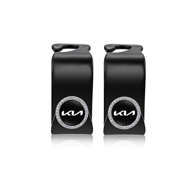 2Pcs Car Seat Headrest Hook Auto Back Storage Holder For KIA GT-Line Rio Ev3 Ev6 Niro Stonic Sportage Ceed Picanto Forte Sorento Kxnhz00