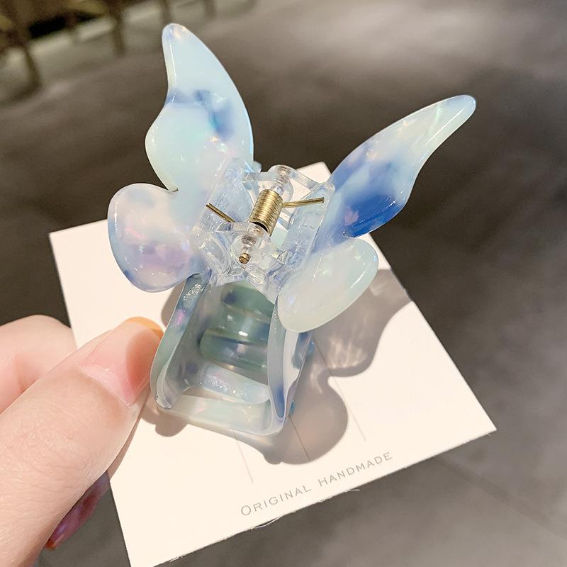 Tocado colorido de la pinza para el pelo de la muchacha de la mariposa del acetato Súper Hada