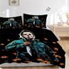 3Pcs Halloween Horror Icon Bedding Sets For All Sizes New 3D Printed Bed Cover Comforter Duvet Cover Pillowcase Bedroom Decoration