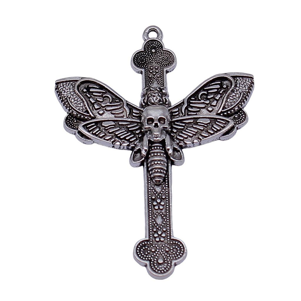 Hollow Cross Charms Multi Color Alloy Pendants For Gothic Christian Jewelry Accessories