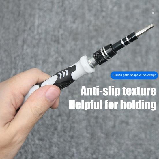 Screwdriver Kit 122 in 1 Anti-Static Handles Magnetic Precision Repair Tool Set with Chrome-Vanadium Steel Bits Magnetizer Demagnetizer Tool