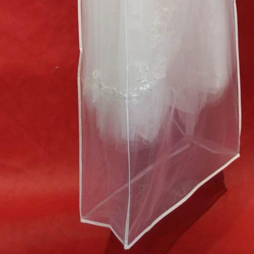 Klarer Brautkleid-Kleiderschutz, verschleißfest, universell, staubdicht, wiederverwendbar, Aufbewahrungstaschen für Brautkleider, Kleiderschrank