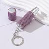 1Pcs Portable Press Spray Keyring Luxury  5Ml Perfume Sub Bottle Keychain Colorful Ornament Pendant For Women Men Gift