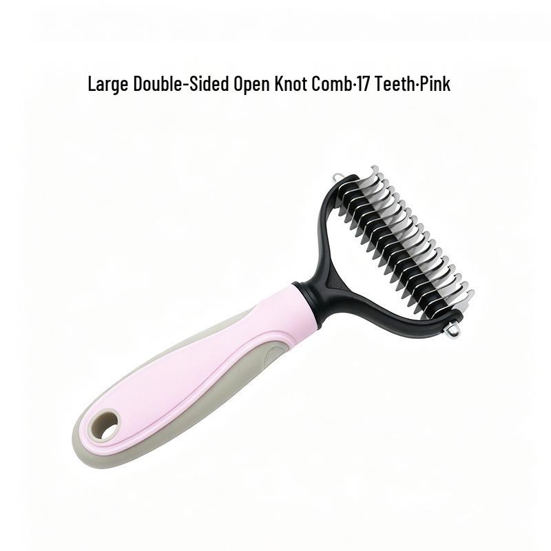 Pet Deshedding & Grooming Comb for Cats and Dogs