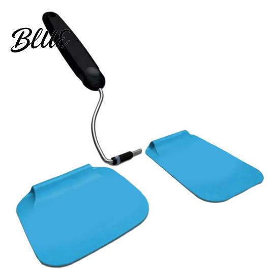 Pancakes Flipper Spatula 1/2Pcs Adjustable Angle Eggs Burgers Turner Heat Resistant Cookware Safe Non-Stick Silicone Swappable Heads Scraper