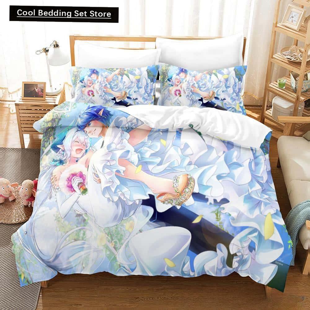 3D Print Anime Elsword Bedding Set Single Twin Full Queen King Size Bed Set Adult Kid Bedroom Duvet Cover Sets For Home Textiles