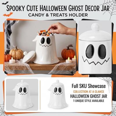 Halloween Decorative Jar for Home Decor and Party Favors