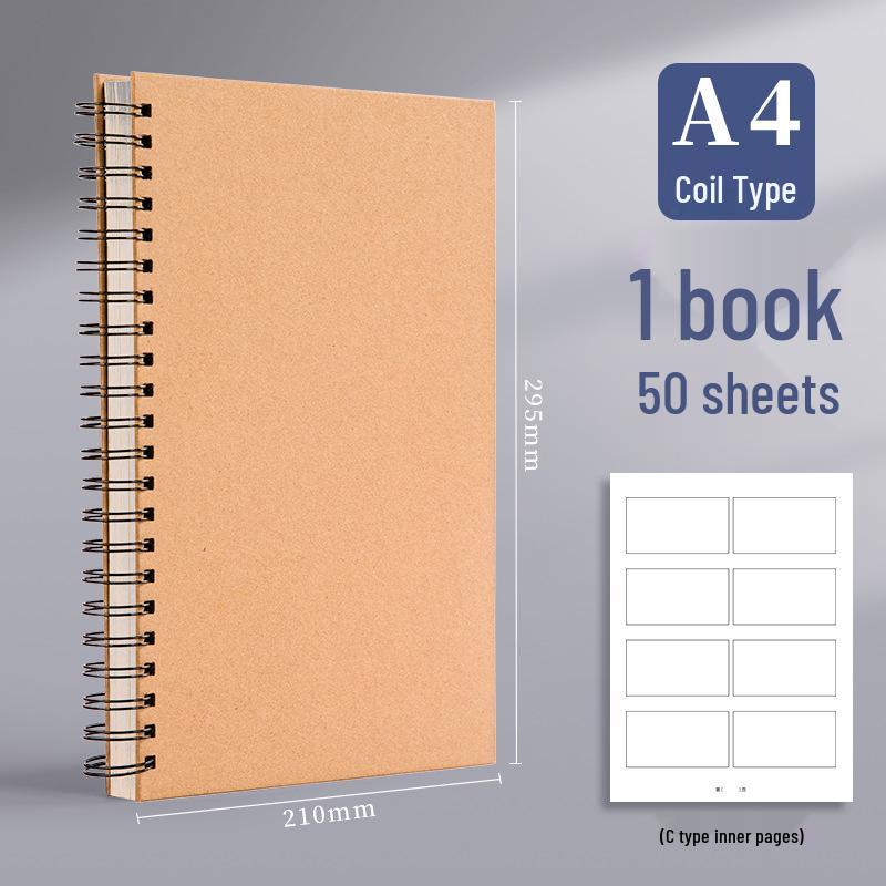 A4 Four-Panel Cartoon Storyboard Notebook for Animation & Movie Scripts