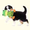 Dog Squeaky Toys Interactive Fun Game Frog Squeaky Dog Chew Toys For Pet Boredom Play Indoor Outdoor Park Crate Training