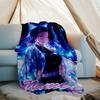 Personalized Custom Name Blanket - Demon Slayer Shinobu Kocho Print Design,Blanket for Sofa,Bed,Travel,Camping - Soft and Warm, Great Gift