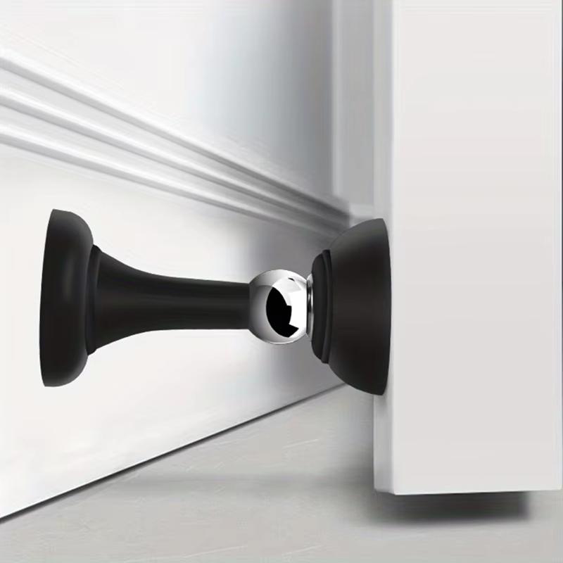 Strong Magnetic Silent Door Stopper Household Bedroom Free-punch Door Suction Anti-collision Silicone Floor Door Stop