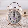 European Retro Double Bell Alarm Clock with Night Light Alarm Clock