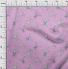 oneOone Cotton Poplin Dusty Purple Fabric Ocean Turtles With Dot Dress Material Fabric Print Fabric By The Yard 42 Inch